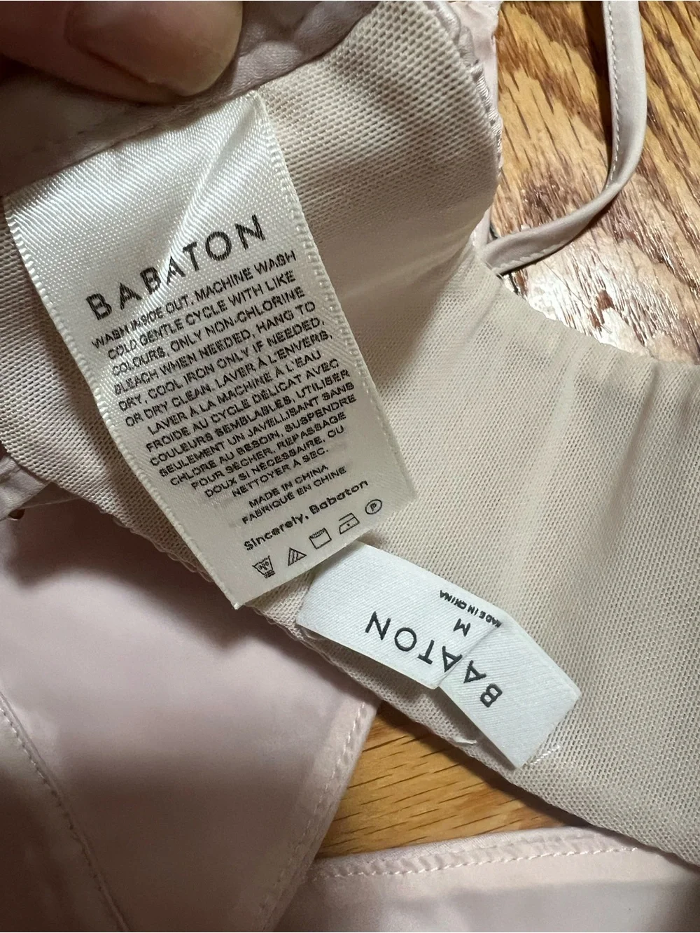 Aritzia BABATON  Light Beige Bralette Crop Top - Women's Intimates